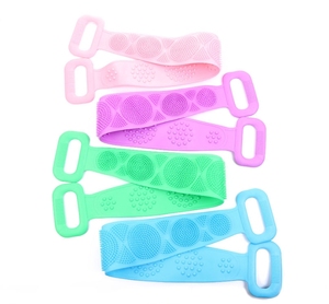 Gant <span class=keywords><strong>de</strong></span> <span class=keywords><strong>toilette</strong></span> en gel <span class=keywords><strong>de</strong></span> silice Gant <span class=keywords><strong>de</strong></span> <span class=keywords><strong>toilette</strong></span> pour le dos Serviette <span class=keywords><strong>de</strong></span> bain Exfolier et masser la peau - Product Image 1