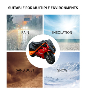 Housse de <span class=keywords><strong>moto</strong></span> imperméable 420D, protection contre la pluie et la poussière pour <span class=keywords><strong>moto</strong></span>, tailles XL XXL, matériau <span class=keywords><strong>polyester</strong></span> Oxford 210D, emballage en sac - Product Image 3