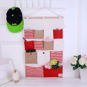 Customize Fabric Hanging Wall Pouch Hang Organizer <b>Large</b> Self-contained Storage Bag - Product Image 4