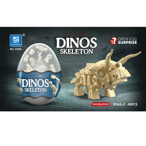 Nuevo K56A, Bloques de Construcción de Plástico con Forma de Huevo de Dinosaurio, 12 Piezas, 1 <span class=keywords><strong>Serie</strong></span> de Ensamblaje, Juguetes Sorpresa para Niños de 5 a 7 Años - Product Image 5