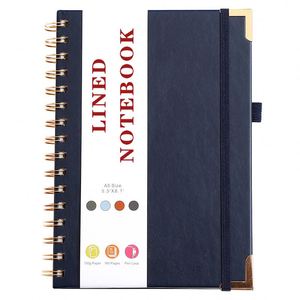 Cuaderno de Cuero con Espiral y Logotipo Personalizado, con Esquinas Metálicas, Papel Grueso, Encuadernación en Espiral, Resistente al Agua, para Estudiantes - Product Image 5