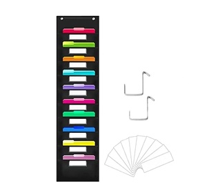 Factory Wall Hanging <b>File</b> <b>Folders</b> Organizer 10 Foldable Pockets for Classroom Office Storage Enhanced Readability Organization - Product Image 1
