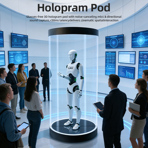 Kiosco Holográfico con IA de 5.5-75 Pulgadas, Máquina Todo en Uno con Interacción por Voz, Caja Cilíndrica <span class=keywords><strong>para</strong></span> Bares/Tiendas, OEM Android/<span class=keywords><strong>Windows</strong></span> - Product Image 4