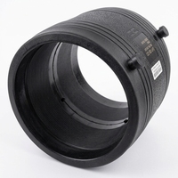 Raccord droit électrofusion HDPE SDR17 de 225 mm, raccord de tuyau PE100 pour connexion de pipeline souterrain d'eau et de gaz municipal