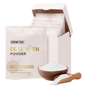 Sachets de collagène à haute solubilité avec peptides hydrolysés de type 1 et 3 pour une peau et des articulations saines - Product Image 1