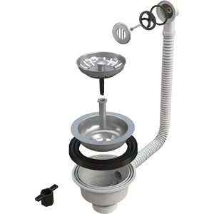 Scarico <span class=keywords><strong>Canestro</strong></span> CTP con griglia rotonda Ø 90 agenti di dragaggio per tubi di categoria di prodotto - Product Image 2