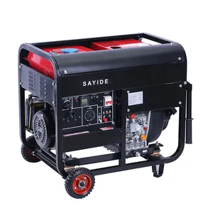 8kw 10kw open frame vriable frequency diesel welding generator for sale