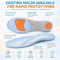 Semelles orthopédiques personnalisées en mousse PU souple, amortissantes en nid d'abeille, confortables pour la course à pied, pour hommes et femmes