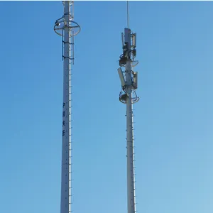 Rohr Telekommunikation Wifi Antennen turm Verzinkter Einrohr-Kommunikation sturm Stahlrohr mast