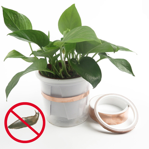 Ruban adhésif en feuille de cuivre, barrière électrique contre les limaces et les escargots, signalisation électrostatique, blindage EMI, résistant à la chaleur 120C, ruban d'avertissement 50m - Product Image 2