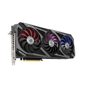 HUASHUO <span class=keywords><strong>ROG</strong></span> RTX3070 Tarjeta gráfica para juegos GDDR6 de escritorio con tres ventiladores (PCIe 4,0, ventilador doble, LHR, HDMI, DisplayPort) - Product Image 1