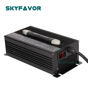 Pengisi Daya Baterai 1200W Seri 60V 15A 72V 12A 84V 11A Kustom untuk Asam Timbal atau Lithium Li-ion atau LifePO4 Baterai dengan Layar