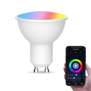 Không dây tuya wifi thông minh RGB + CCT 5W Đèn LED Alexa Google nhà LED RGB đèn gu5.3 bóng đèn Led Wifi bóng đèn thông minh GU10 Đèn sân khấu - Product Image 2