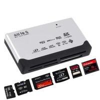 Mini lector de tarjetas USB3.0 todo en uno de alta velocidad compatible con tarjetas Micro USB TF/SD/MMC/XD/CF adaptador externo Compatible con MAC10 Win7/8