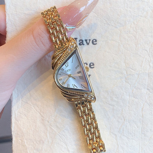 Reloj de Cuarzo con Incrustaciones de Diamantes de Imitación para Mujer, Diseño de Alta Gama, Estilo Minimalista con Correa de Acero - Product Image 4