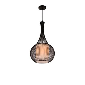 Creatief Industrieel Ontwerp Chinese Vogelkooi Kalebas Ijzeren Kroonluchter Led Lichtbron Voor Restaurants - Product Image 1