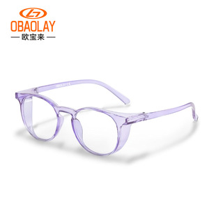 Gafas Obaolay Redondas con Montura Completa, Lentes Transparentes, Montura Mediana, Unisex, Gafas Ópticas - Product Image 1