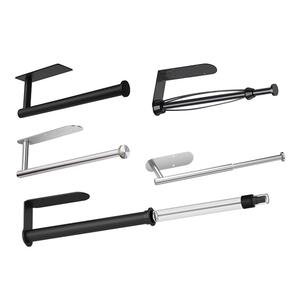 Porte-papier toilette rectangulaire autoportant en fer, écologique et moderne, avec amortissement à une main pour cuisine et salle de bain - Product Image 1