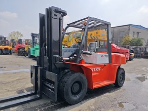 Original Japanese Tcm/Komatsu/T-o-y-o-t-a HELI K70 Trucks Engine 5/7/12 Ton Diesel <b>Used</b> Forklift for Sale IN SHANGHAI - Product Image 6