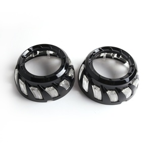 Sanvi 3 Inch Automotive <b>LED</b> <b>Projector</b> Lens Headlight Shroud Black Cover for <b>Led</b> Lens - Product Image 1