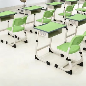 Silla <span class=keywords><strong>de</strong></span> Escritorio para Estudiantes con Altura Ajustable, Muebles Escolares Cómodos, Juego <span class=keywords><strong>de</strong></span> Escritorio <span class=keywords><strong>y</strong></span> Silla Escolar <span class=keywords><strong>de</strong></span> Metal - Product Image 4