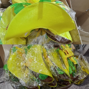 Crazy Party Nouveauté Taco Hat Fiesta Food Costume pour la rentrée scolaire Graduation Thanksgiving Noël Halloween Cinco De Mayo - Product Image 4