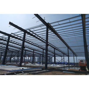 Energy Saving Eco Friendly Prefabricated Steel Structure Warehouse Recyclable Steel <b>Frame</b> Low Energy Eco Industrial Building - Product Image 1