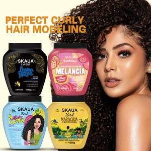 SKAUA Crema Capilar Sin Enjuague de 1000 ml, Rica en Esencia Vegetal, Proporciona Nutrientes al Cabello y Aumenta el Brillo - Product Image 1