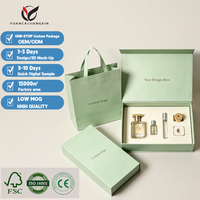 Vente en gros de flacons de parfum de luxe personnalisés, emballage avec sac cadeau