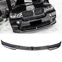 Becquet de pare-chocs avant en carbone pour BMW X5 E70 2011 - 2013 becquet de protection Auto