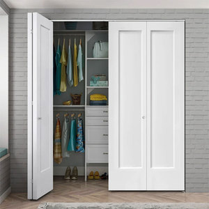 <span class=keywords><strong>Puerta</strong></span> divisoria plegable <span class=keywords><strong>de</strong></span> guardarropa o dormitorio interior personalizada <span class=keywords><strong>puerta</strong></span> plegable <span class=keywords><strong>de</strong></span> madera maciza blanca <span class=keywords><strong>en</strong></span> <span class=keywords><strong>forma</strong></span> <span class=keywords><strong>de</strong></span> acordeón - Product Image 5