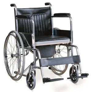 Hot sale Toilet wheel Chair Home Care indoor Disabled Shower Commode WheelChair