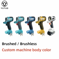 YUTUO interchangeable multi tête brushless bricolage 18 volts 20v kit combo électrique multifonction ensemble sans fil outils électriques en vrac