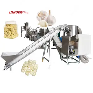 Commercial Electric Garlic Cracking Peeling And Nitrogen Packing Machine Garlic Peeler / Garlic Peeler