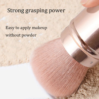 Nouveau pinceau de maquillage rétractable portable unique or Rose Blush pinceau poudre pinceau outil de maquillage