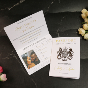 Date personnalisé encre impression blanc papier passeport carte d'embarquement <span class=keywords><strong>voyage</strong></span> <span class=keywords><strong>mariage</strong></span> cartes d'invitation de <span class=keywords><strong>mariage</strong></span> - Product Image 3