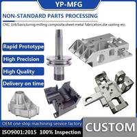 Servicio Personalizado de Alta Precisión ODM, Piezas de Mecanizado Compuesto de Aluminio, Titanio y Acero, Torneado y Fresado CNC