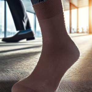 Premium Dark Brown Men's Ankle <b>Socks</b> Soft Cotton Blend Low Cut <b>Hosiery</b> Breathable Stretch Casual Athletic Shoes Everyday Autumn - Product Image 2