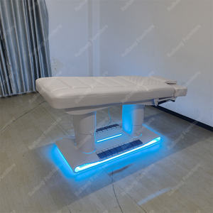 طاولة حديثة قابلة للتعديل لتدفئة الوجه 4 محركات فاخرة قابلة للتعديل في صالون العلاج الطبي طاولة تدليك سبا - Product Image 2
