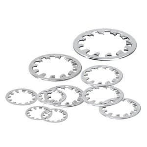 Rondelle dentelée en acier inoxydable M3 M4 M5 M6 M8 DIN 6797 finition naturelle pour fixation par boulons et écrous, usage général industrie lourde - Product Image 5