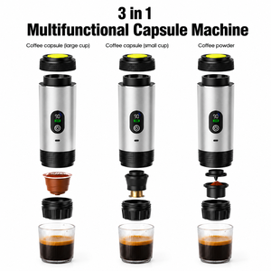 Cafetera Espresso Eléctrica Portátil de 80 ml, Cafetera de Alta Presión de 20 Bares, Cafetera Espresso Portátil 3 en 1 - Product Image 2