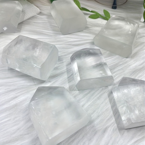 Torre de Cristal Natural al por Mayor, Obelisco de Calcita Blanca, Cuarzo de Roca, Gema Suelta para Manualidades y Decoración del Hogar - Product Image 2