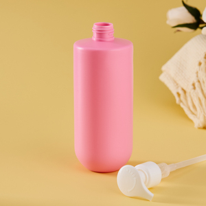 Botol pompa Losion plastik HDPE 500ml, kemasan kosmetik kosong untuk sampo badan, sabun tangan, Logo kustom - Product Image 5