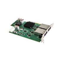 Carte réseau Ethernet 4 ports PoE/PoE+ 10/100/1000 Mb pour vision industrielle avec capture de cadre, intégrée Intel I210, filaire, en stock