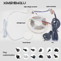Interrupteur tactile dissimulé |   Éclairage LED intelligent pour armoire 220V |   Luminosité réglable CCT ajustable |   Classement IP21 |   300W |   pour la salle de bain