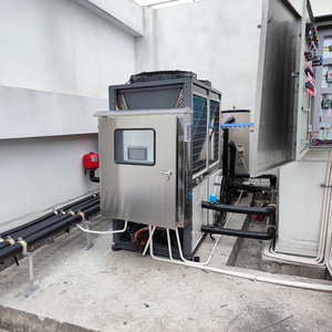 Système de pompe à chaleur air-eau 380V en acier inoxydable R-410A, économie d'énergie, chauffage et refroidissement industriels - Product Image 2