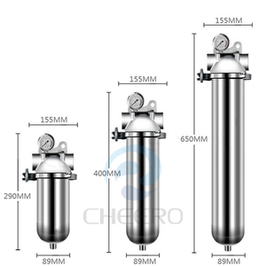 Système de traitement des liquides avec préfiltre haute pression en acier inoxydable 304/316 pour usage industriel, 5, 10 et 20 pouces, machine de filtration d'eau - Product Image 5