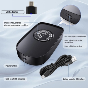 Simulador de Movimiento de Ratón 2025 Alemania, Dispositivo Indetectable para Mover el Ratón, Agitador que Mueve el Ratón Automáticamente para Mantener la Pantalla del PC Activa - Product Image 3