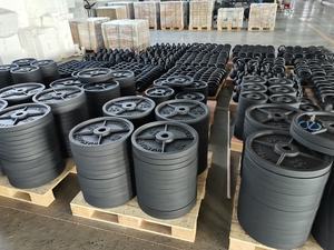 BW2009 Plat Berat Logam Gym Profesional, Pelat Besi Cor Kebugaran Angkat Berat Penggunaan Komersial Kualitas Tinggi - Product Image 4