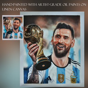 Portrait de sportif, art mural de motivation, meilleur cadeau, peinture à l'huile 100% peinte à la main, portrait personnalisé à partir de <span class=keywords><strong>photo</strong></span> sur toile - Product Image 2